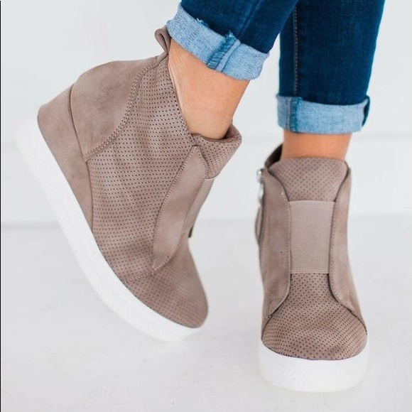 zoey wedge sneakers